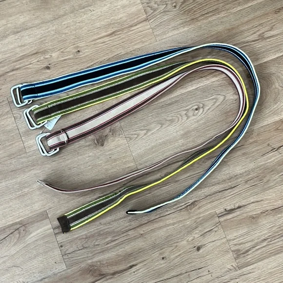 BANANA REPUBLIC Suede Belts Bundle of 3 Belts Sz Large